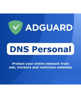 AdGuard DNS Personal 1 Jahr / 20 Geräte Key GLOBAL